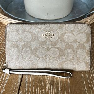 Coach Wallet-Signature Light Khaki/Chalk